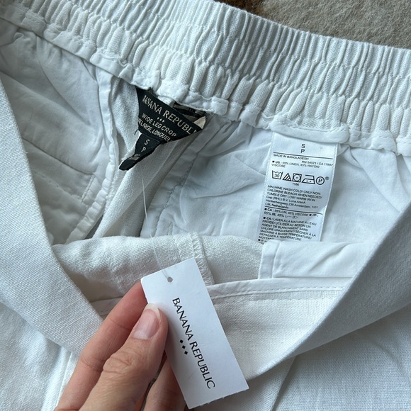 Banana Republic brand new with tags , wide linen pants size small, paid 280$ - Picture 6 of 11